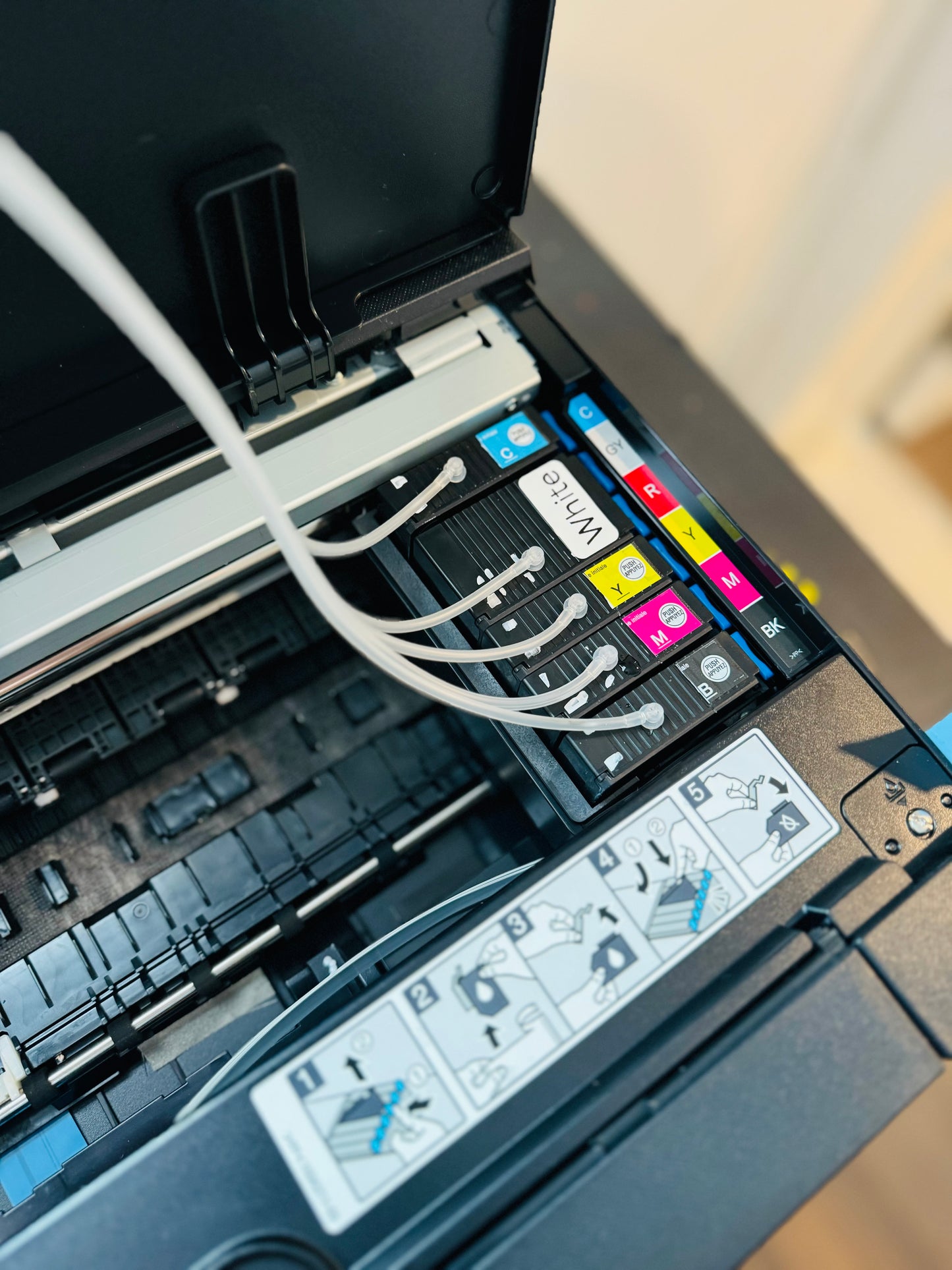 XP-15000 CISS System with OEM cartridges, dtf supplies, ciss systems,ciss,oem Cartridge system