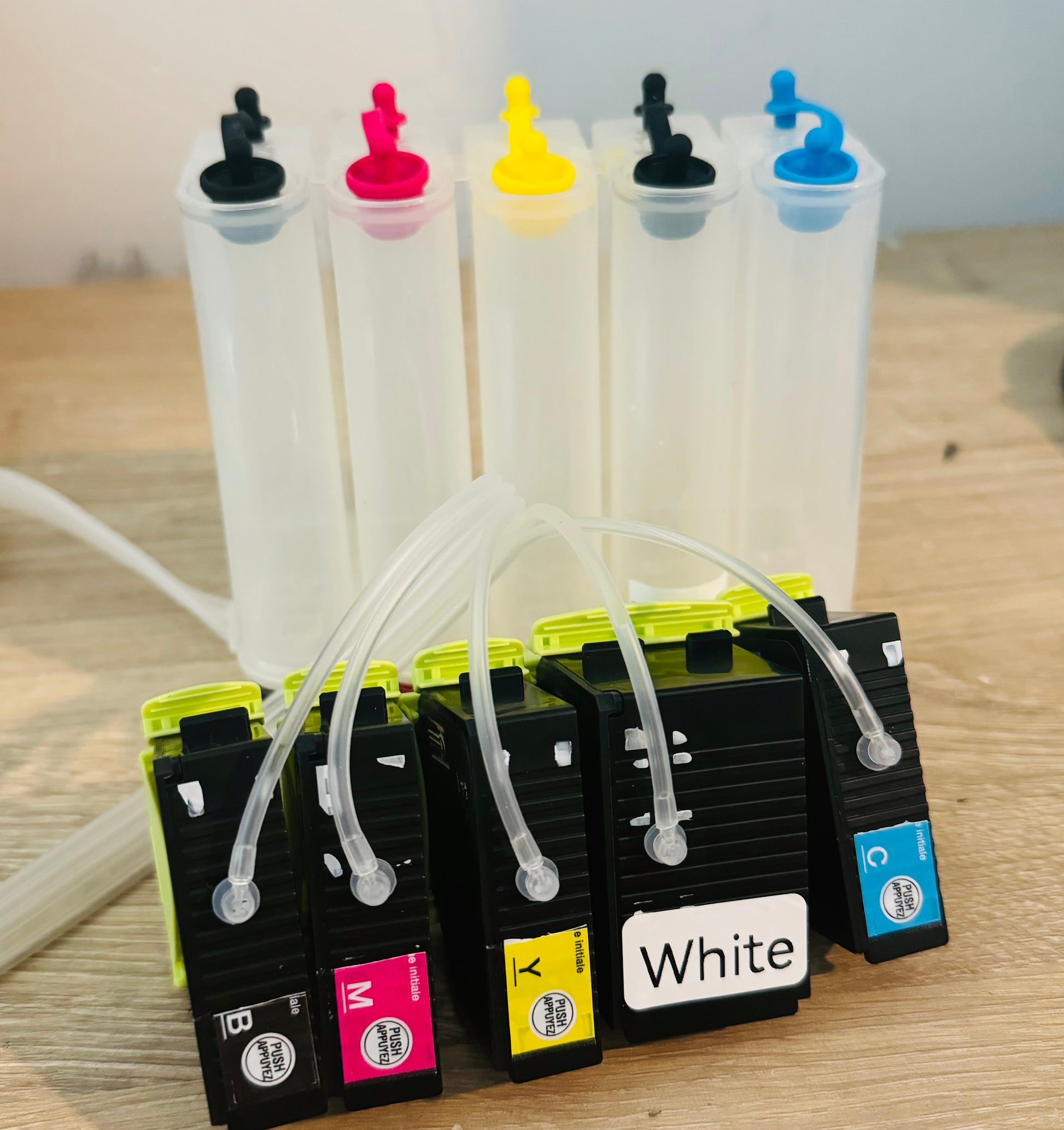 DTF CISS Ink System XP-15000 With White Ink Stirrer